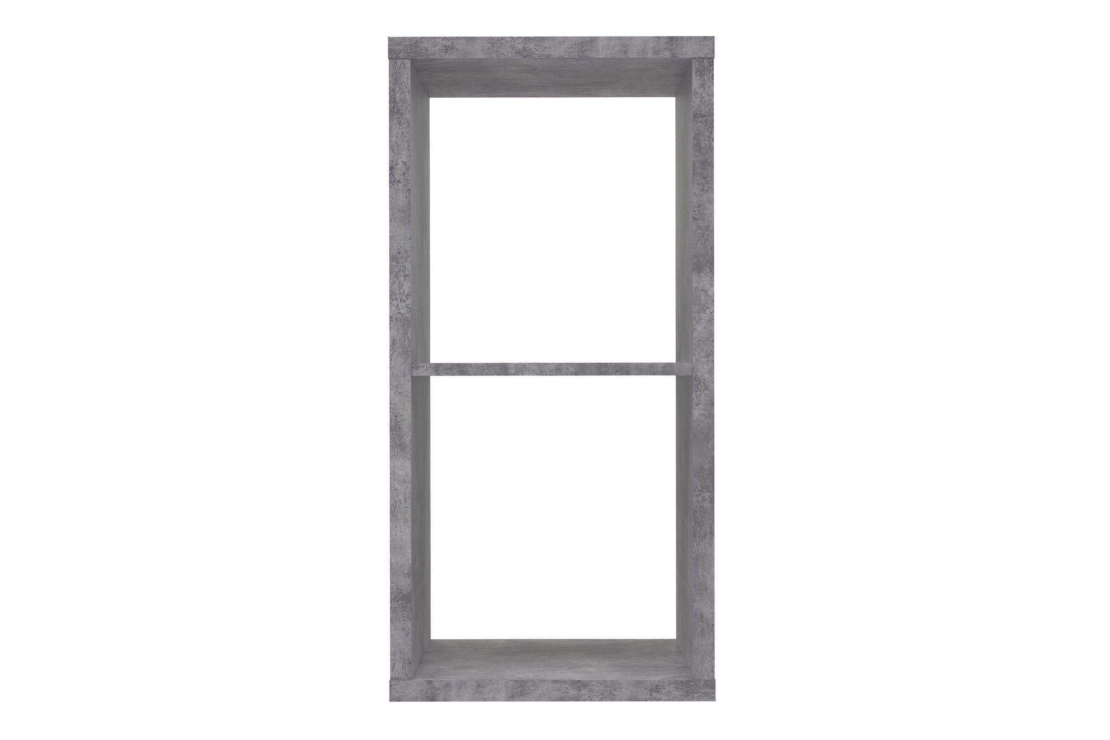 Mauro 1 Shelf Storage Unit In Concrete Grey