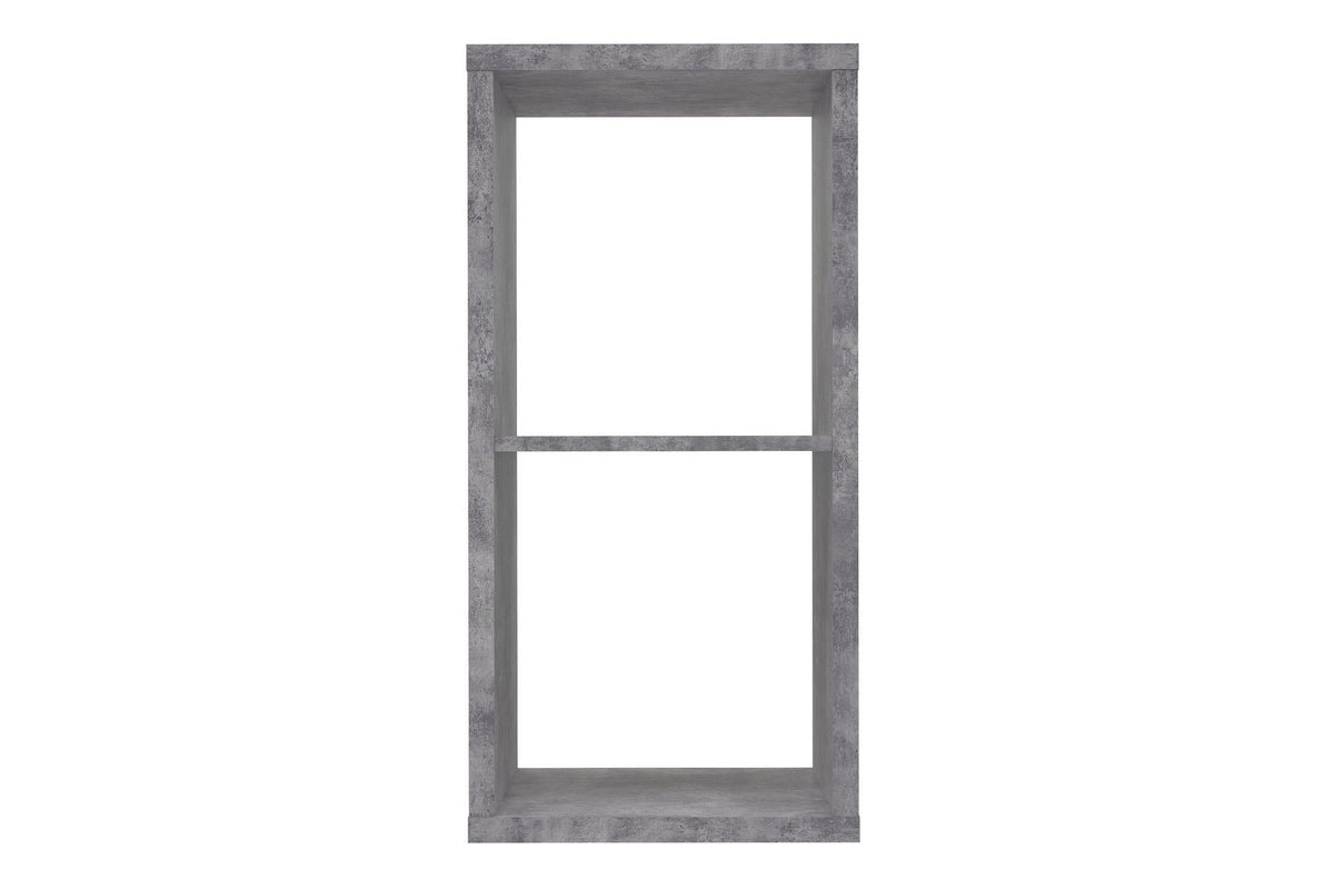 Mauro 1 Shelf Storage Unit In Concrete Grey
