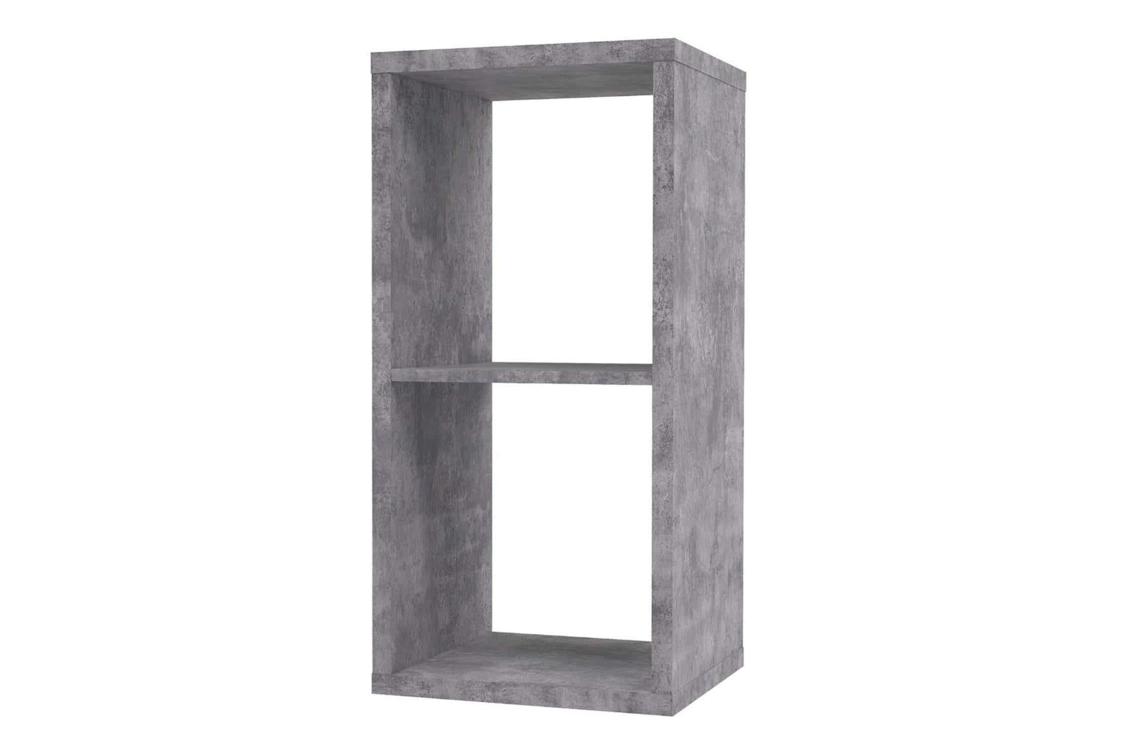 Mauro 1 Shelf Storage Unit In Concrete Grey