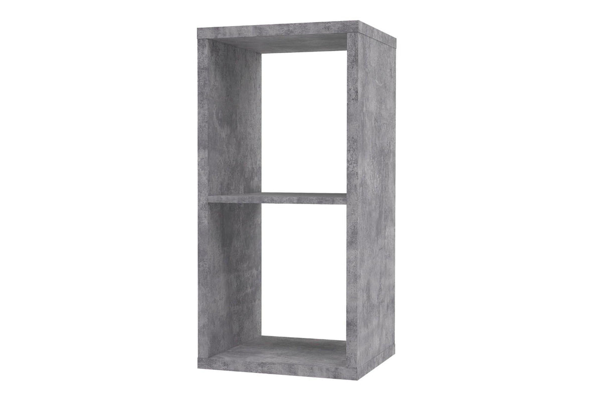 Mauro 1 Shelf Storage Unit In Concrete Grey
