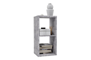 Mauro 1 Shelf Storage Unit In Concrete Grey