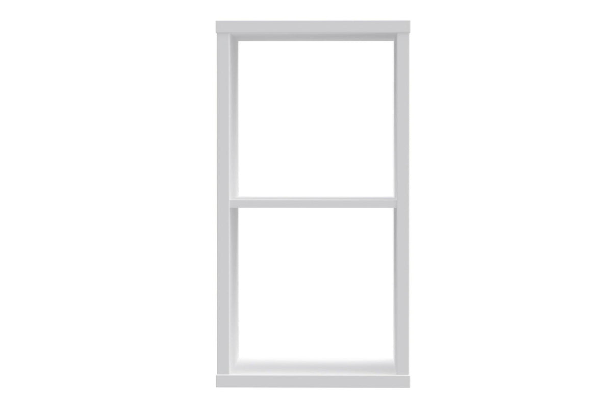 Mauro 1 Shelf Storage Unit In White High Gloss/White