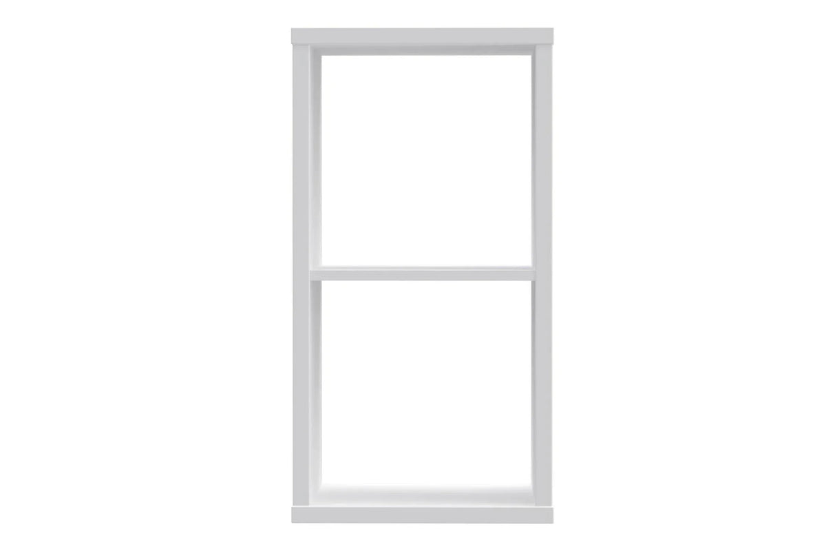 Mauro 1 Shelf Storage Unit In White High Gloss/White