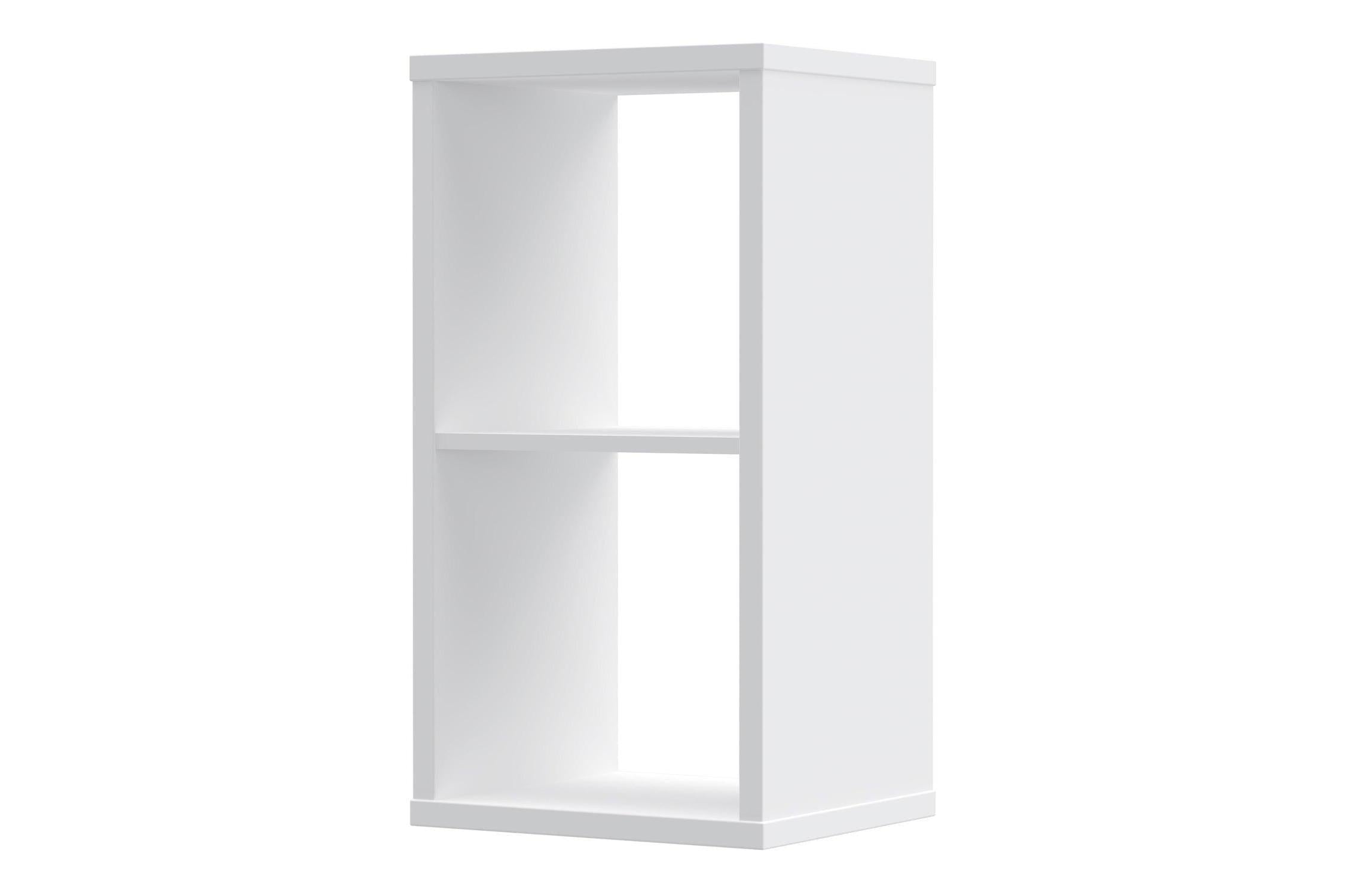 Mauro 1 Shelf Storage Unit In White High Gloss/White