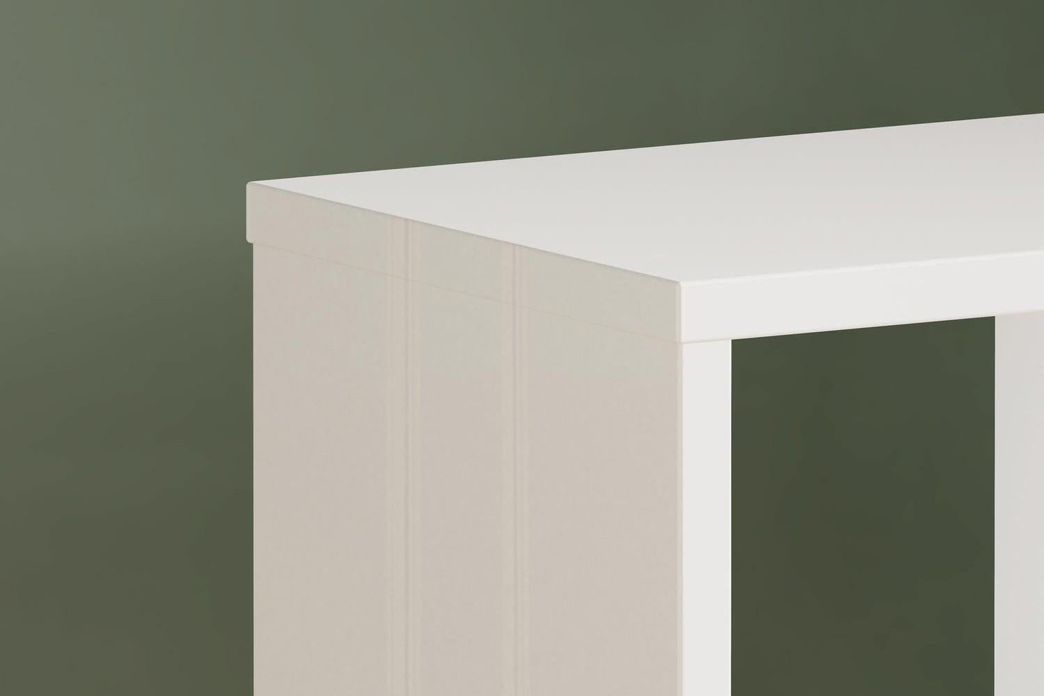 Mauro 1 Shelf Storage Unit In White High Gloss/White