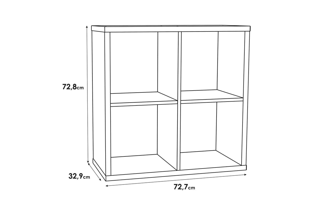 Mauro 2x2 Storage Unit In Sand Oak