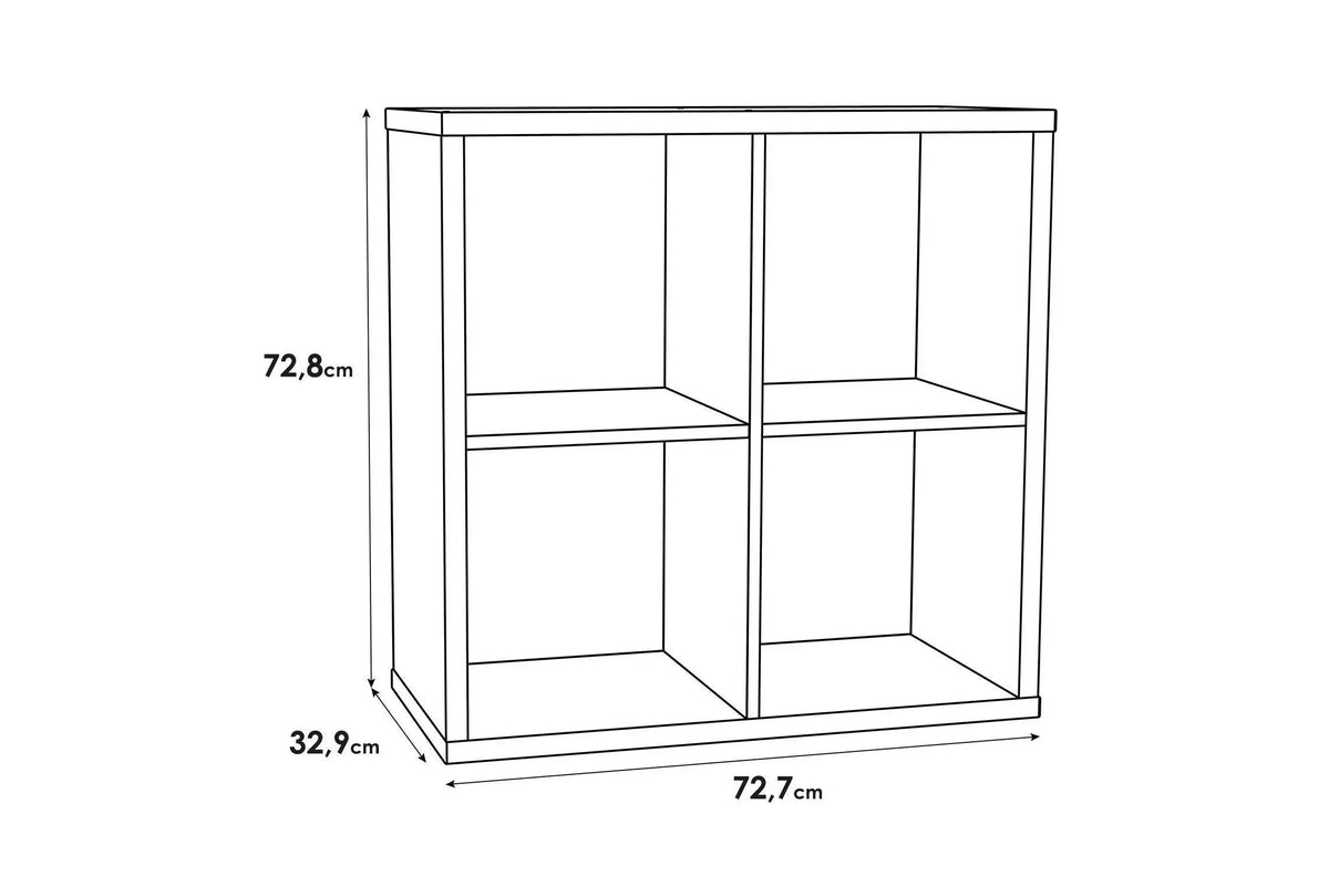 Mauro 2x2 Storage Unit In Sand Oak