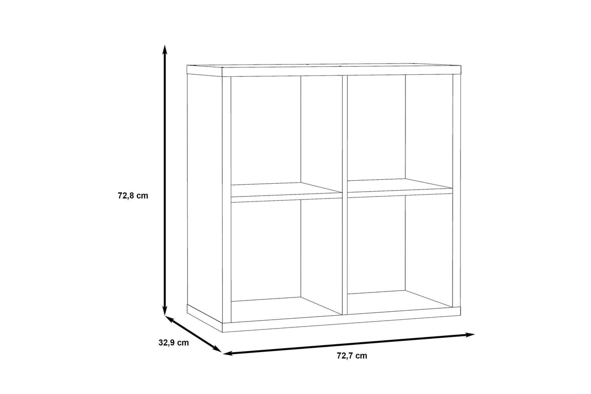 Mauro 2x2 Storage Unit In Artisan Oak