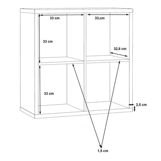 Mauro 2x2 Storage Unit In Artisan Oak
