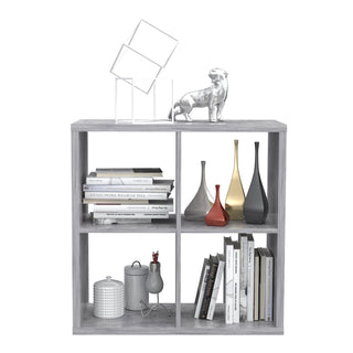Mauro 2x2 Storage Unit In Concrete Grey