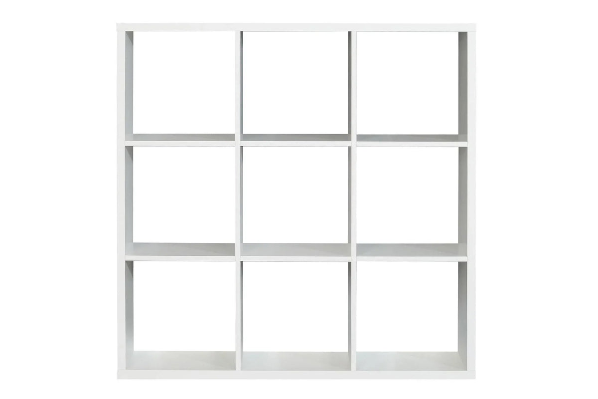 Mauro 3x3 Storage Unit In Matt White