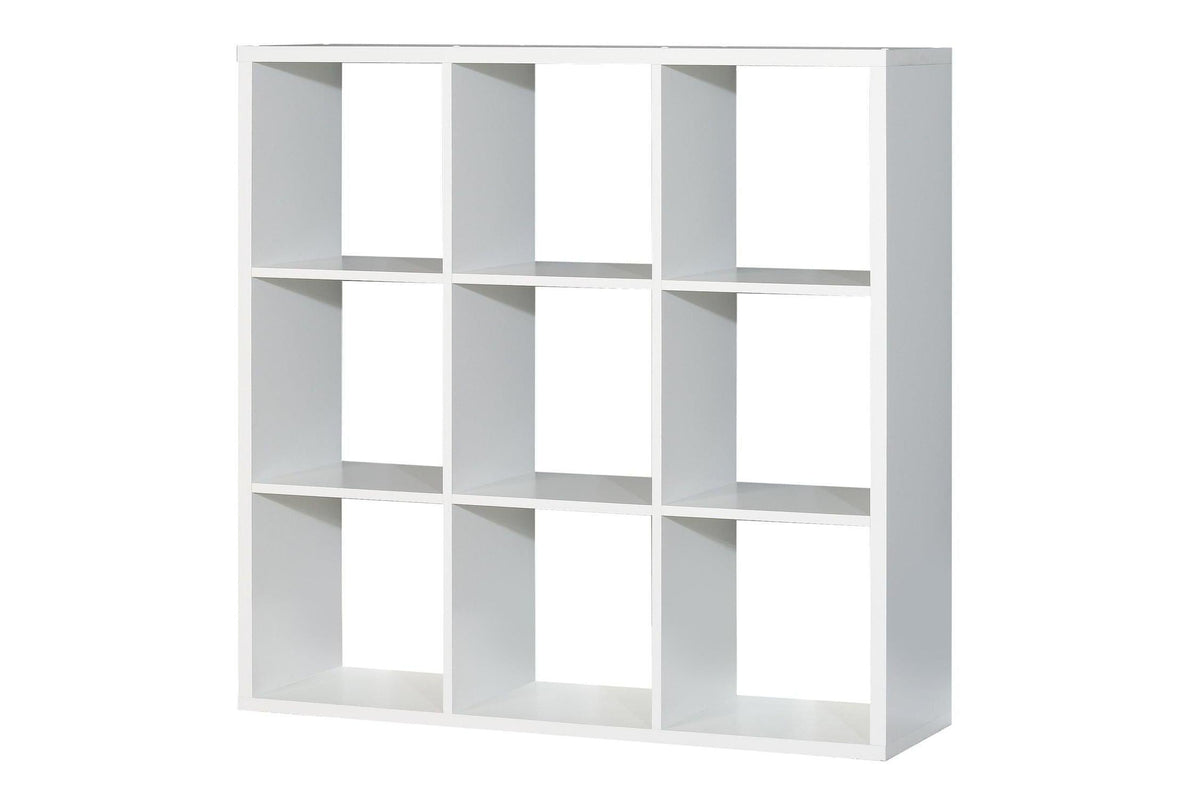 Mauro 3x3 Storage Unit In Matt White