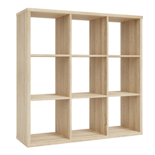 Mauro 3x3 Storage Unit In Sonoma Oak