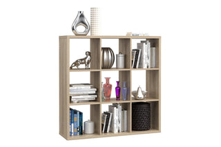 Mauro 3x3 Storage Unit In Sonoma Oak