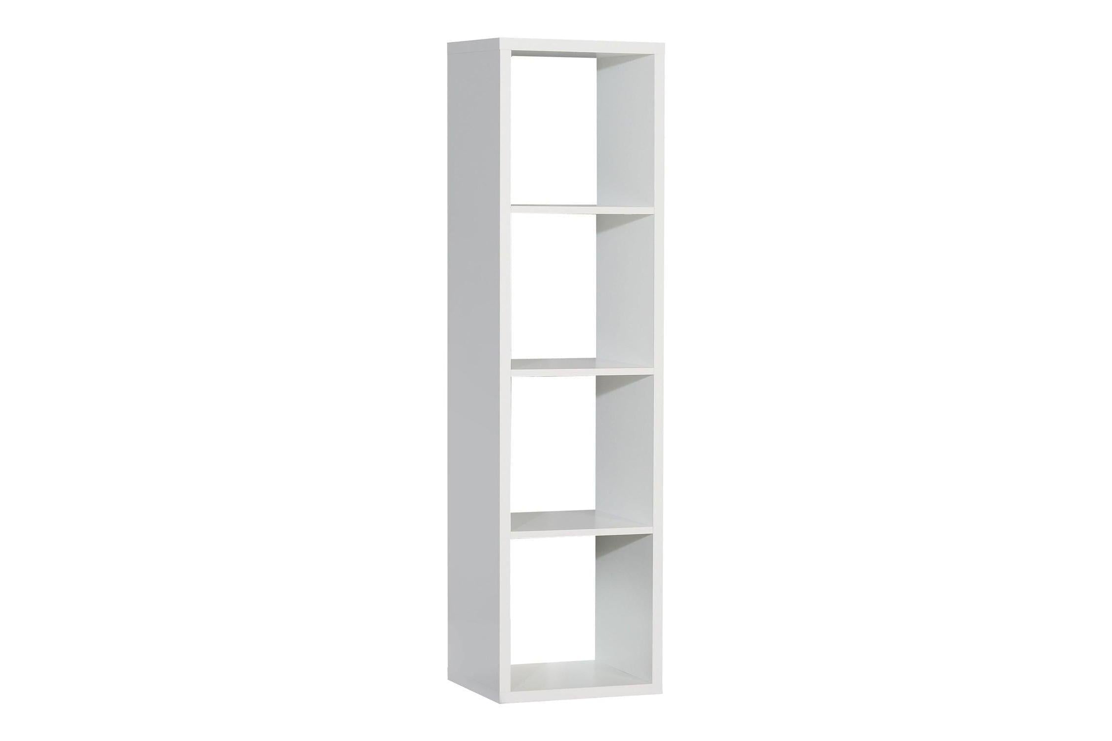 Mauro 3 Shelves Storage Unit In Matt White