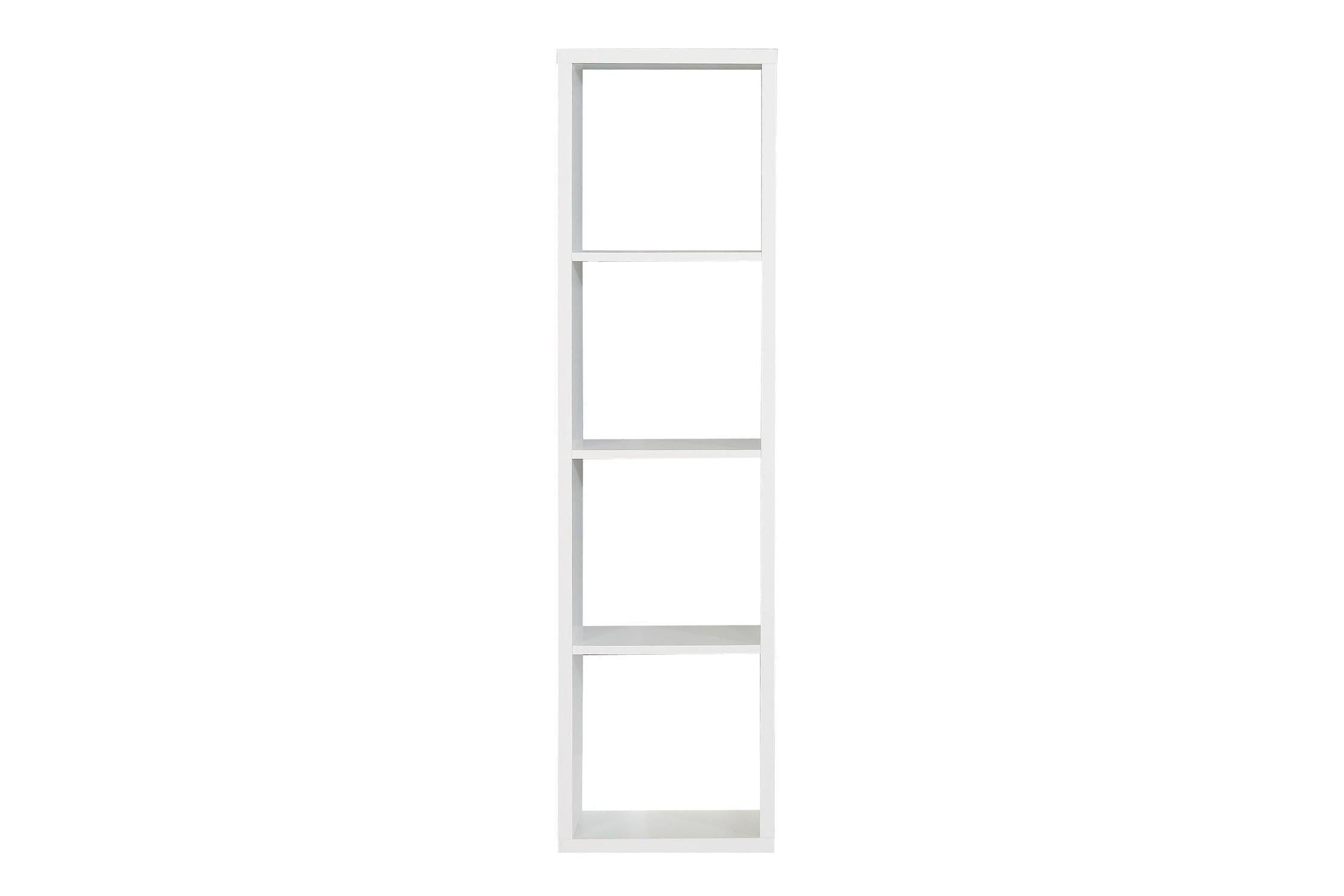 Mauro 3 Shelves Storage Unit In Matt White