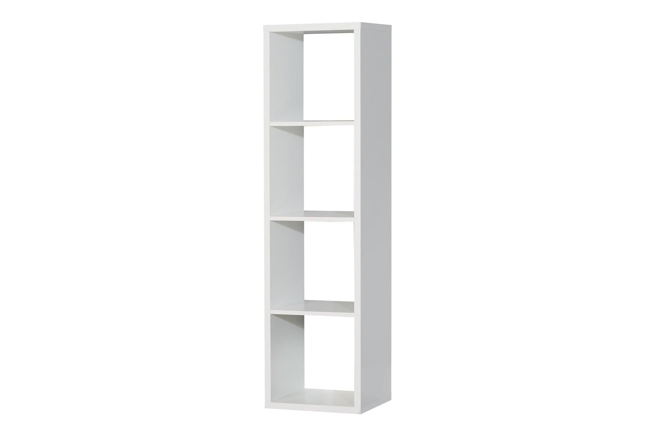 Mauro 3 Shelves Storage Unit In Matt White