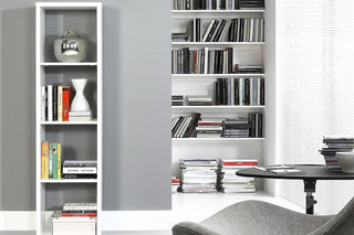 Mauro 3 Shelves Storage Unit In Matt White