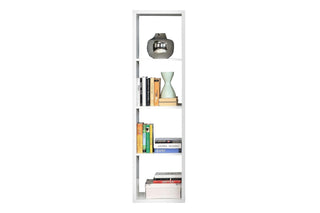 Mauro 3 Shelves Storage Unit In Matt White