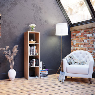 Mauro 3 Shelves Storage Unit In Sonoma Oak