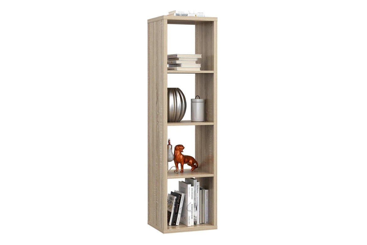 Mauro 3 Shelves Storage Unit In Sonoma Oak