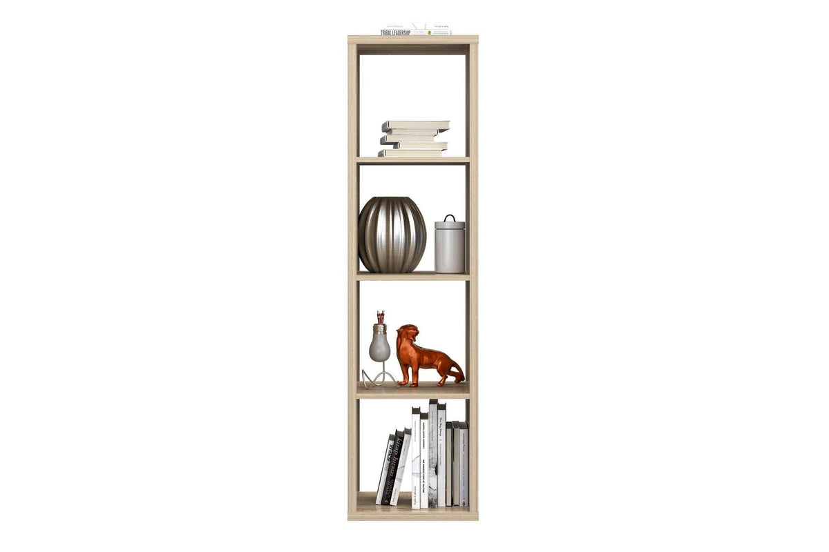 Mauro 3 Shelves Storage Unit In Sonoma Oak