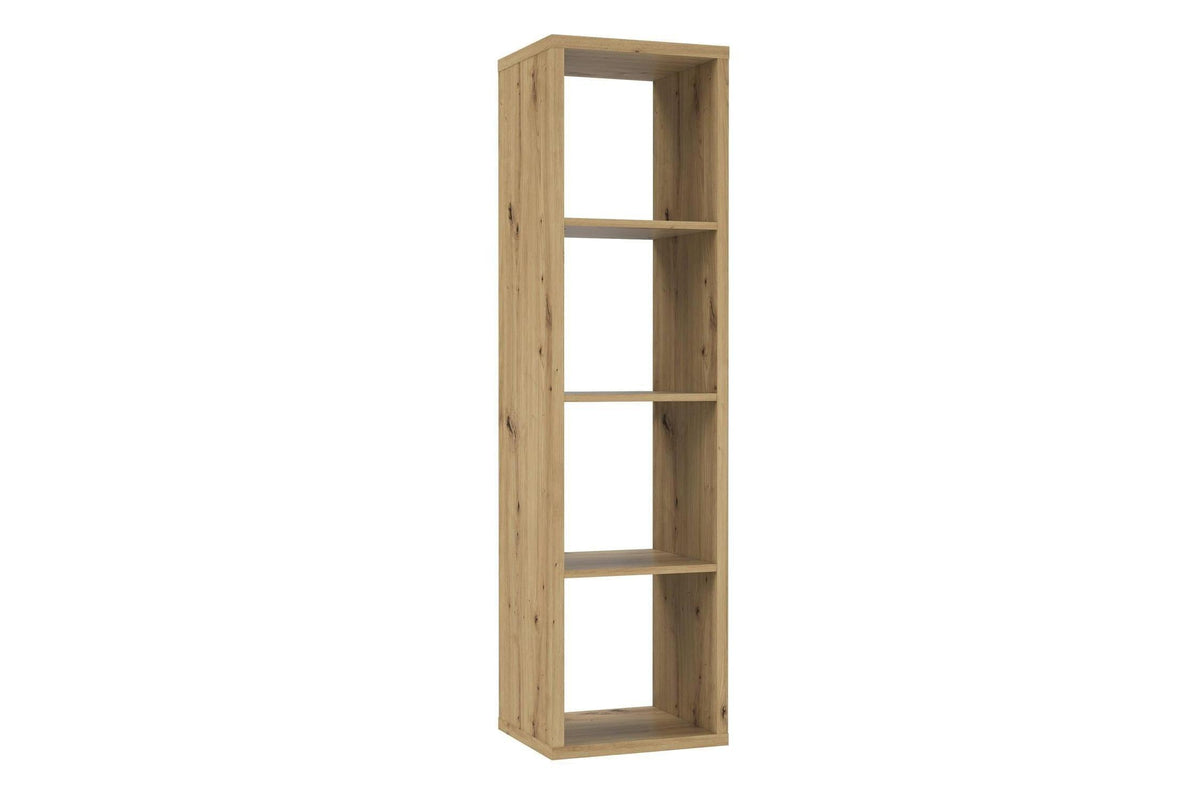 Mauro 3 Shelves Storage Unit In Artisan Oak