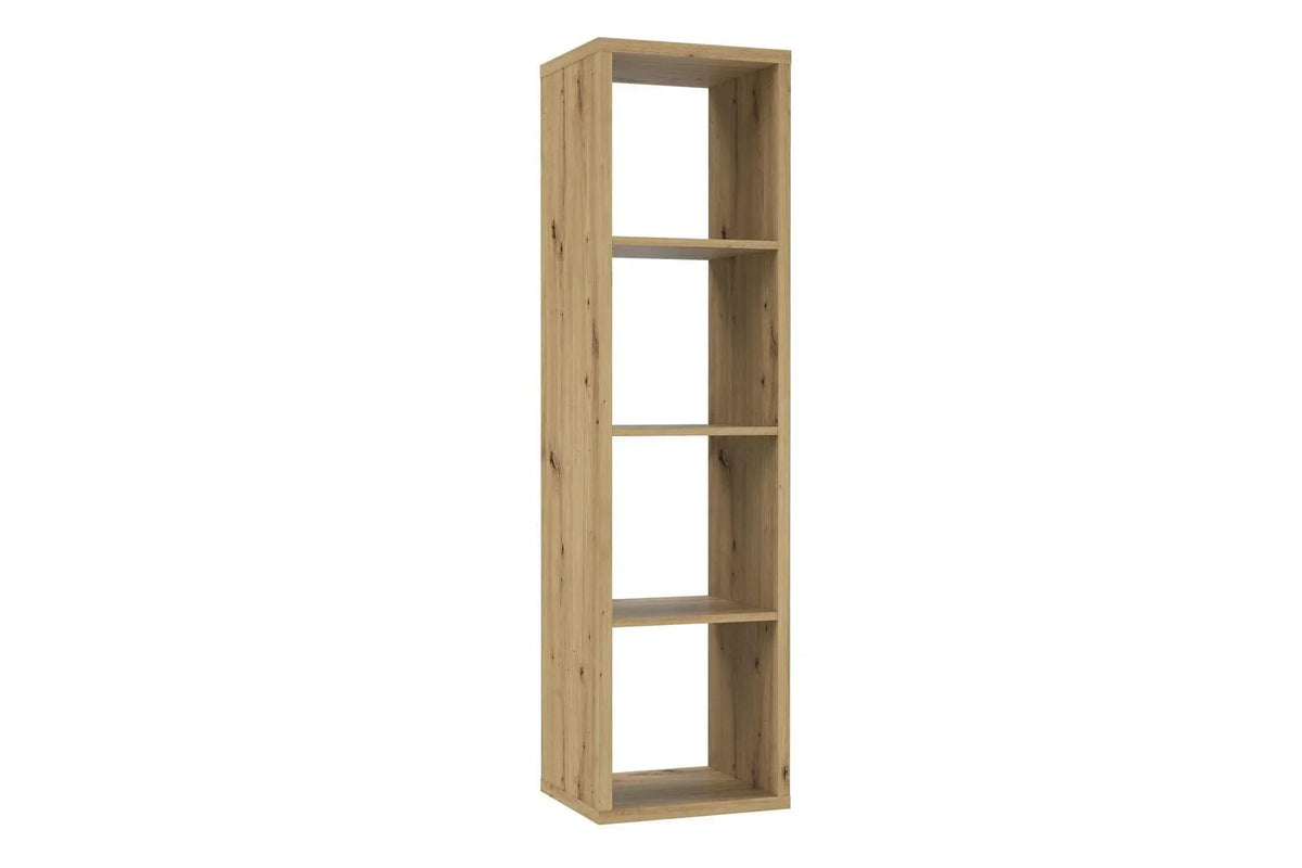 Mauro 3 Shelves Storage Unit In Artisan Oak