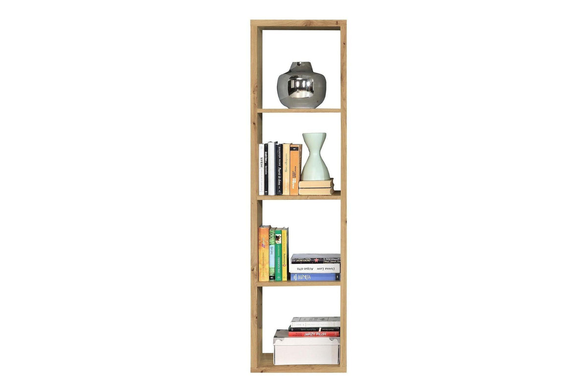 Mauro 3 Shelves Storage Unit In Artisan Oak