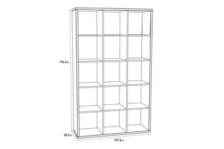 Mauro 3x5 Storage Unit In Sonoma Oak