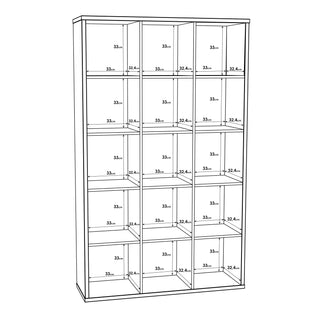 Mauro 3x5 Storage Unit In Sand Oak