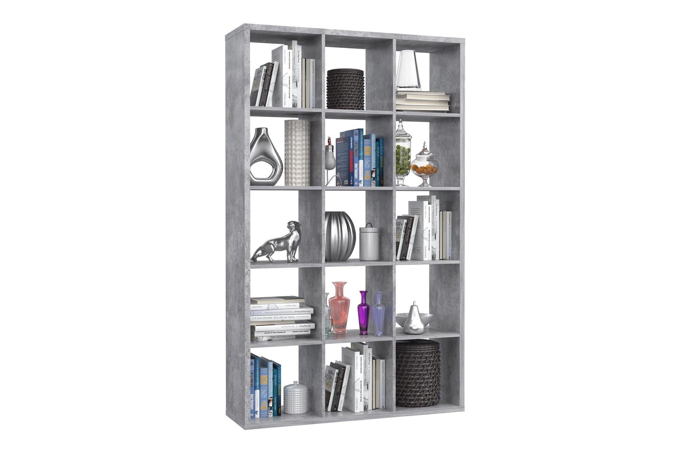 Mauro 3x5 Storage Unit In Concrete Grey