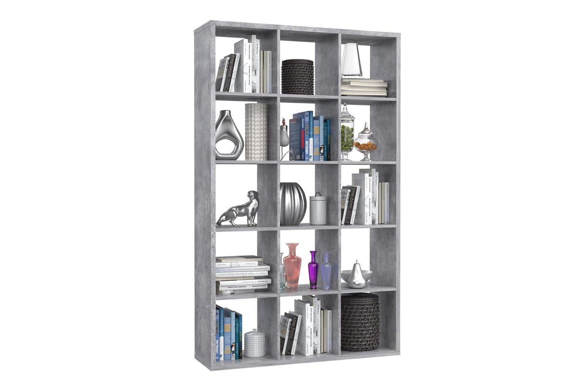 Mauro 3x5 Storage Unit In Concrete Grey