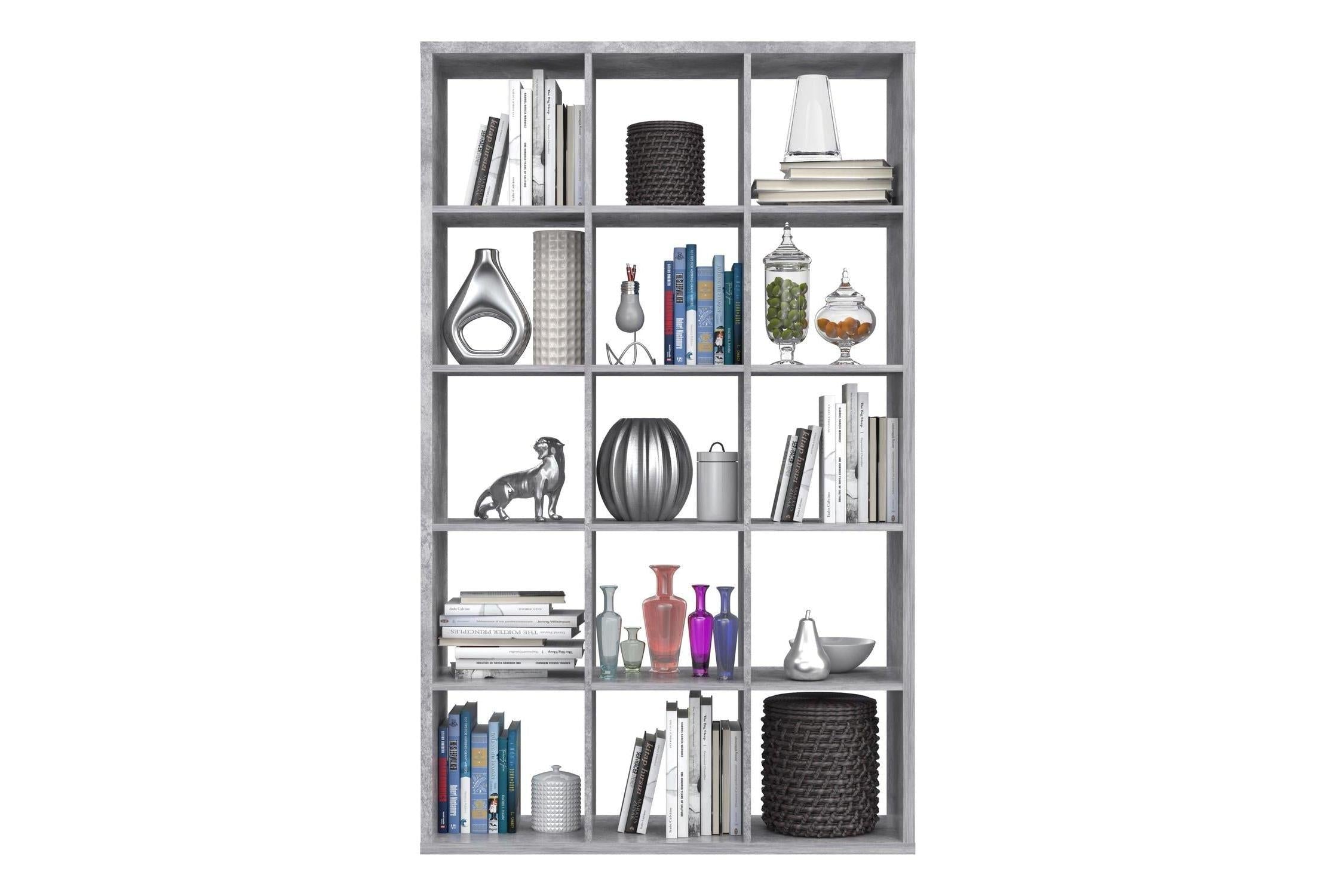 Mauro 3x5 Storage Unit In Concrete Grey