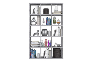 Mauro 3x5 Storage Unit In Concrete Grey