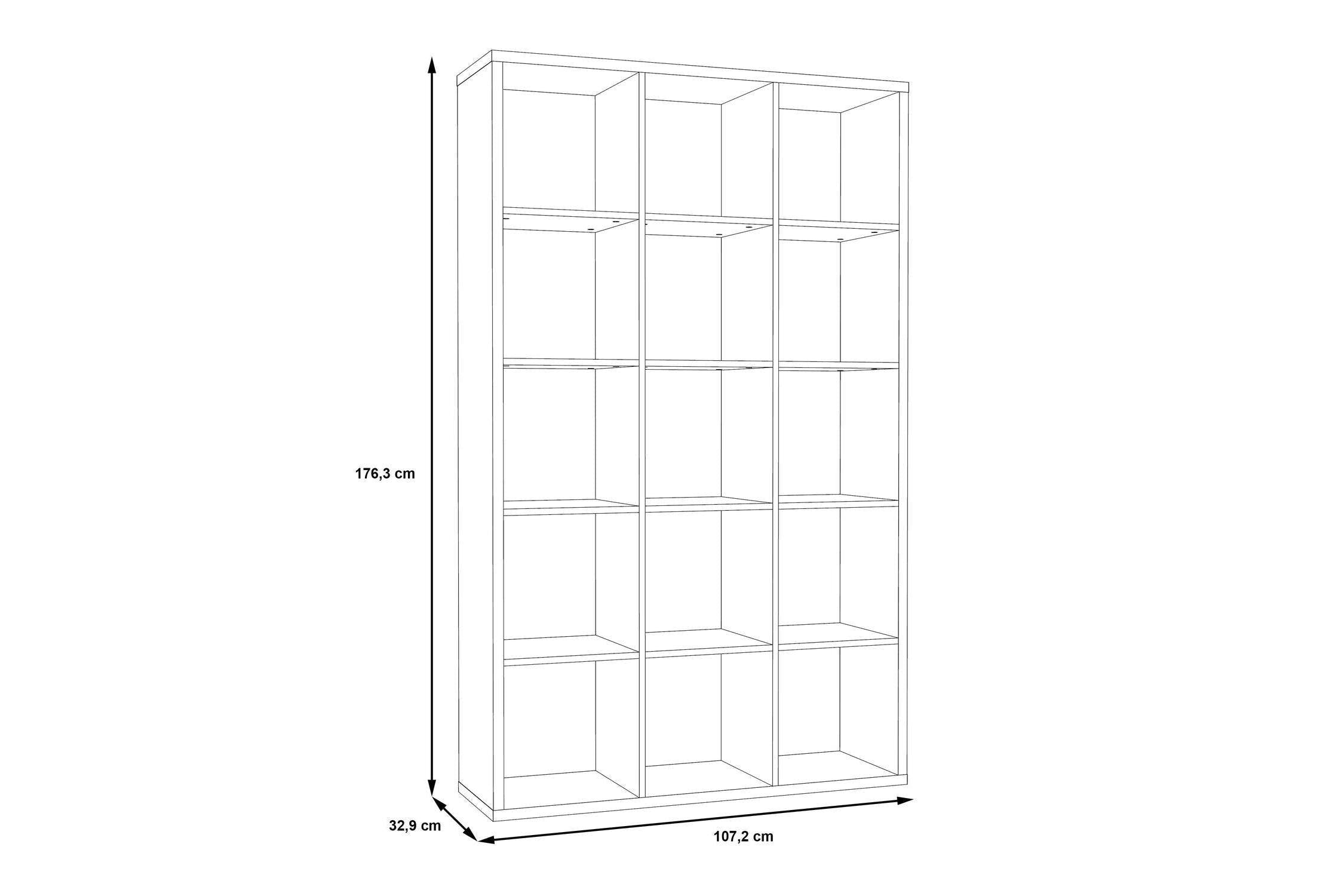 Mauro 3x5 Storage Unit In Concrete Grey