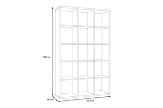 Mauro 3x5 Storage Unit In Concrete Grey