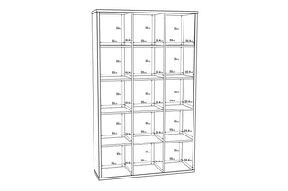 Mauro 3x5 Storage Unit In Concrete Grey
