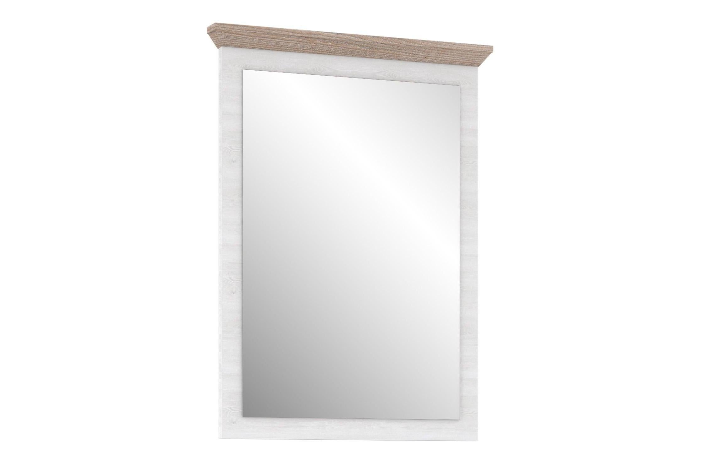 Lopa Mirror In Oak Nelson/Snowy Oak