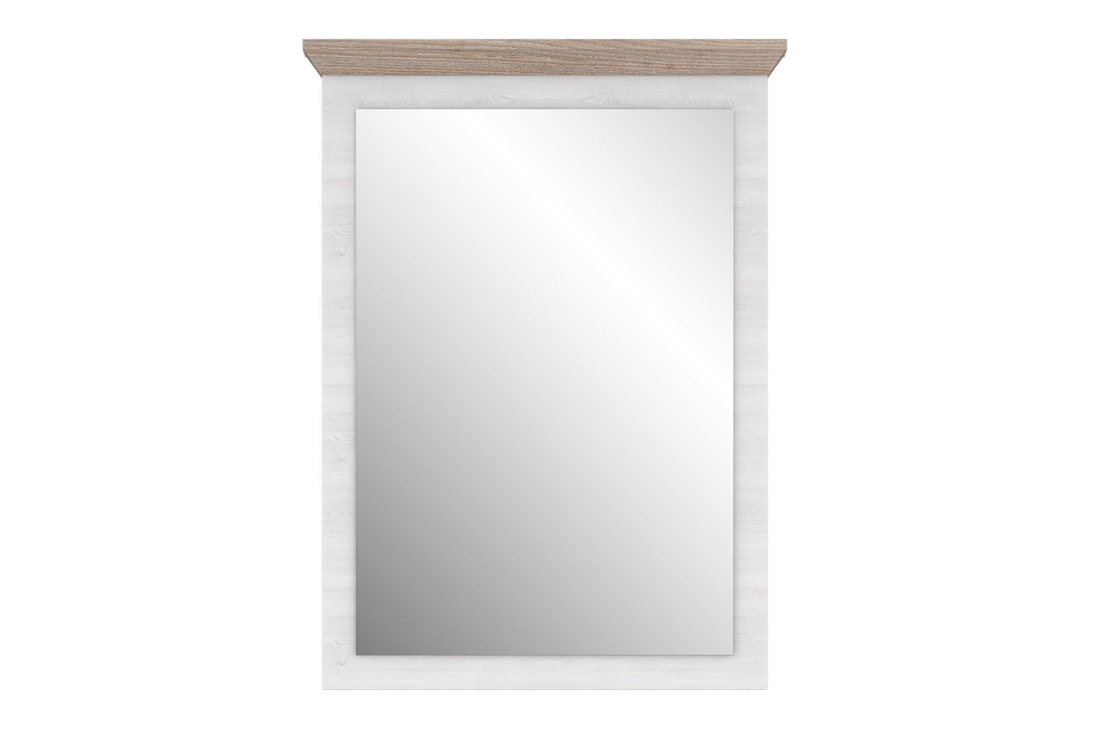 Lopa Mirror In Oak Nelson/Snowy Oak