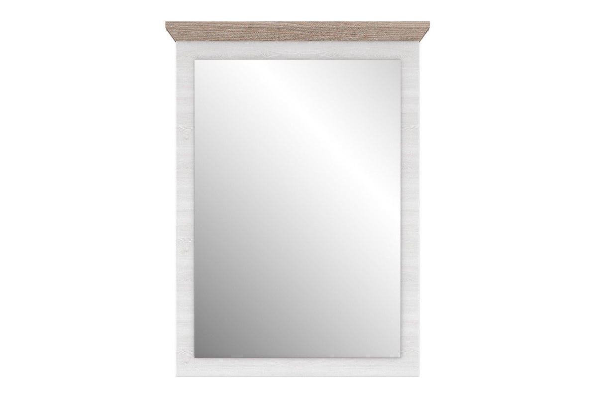 Lopa Mirror In Oak Nelson/Snowy Oak