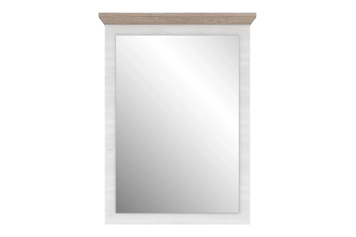 Lopa Mirror In Oak Nelson/Snowy Oak
