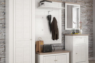 Lopa Mirror In Oak Nelson/Snowy Oak