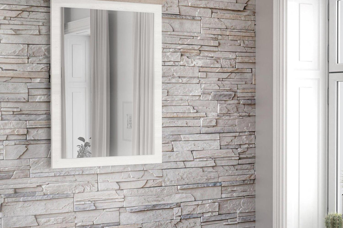 Lopa Mirror In Oak Nelson/Snowy Oak