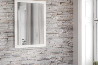 Lopa Mirror In Oak Nelson/Snowy Oak