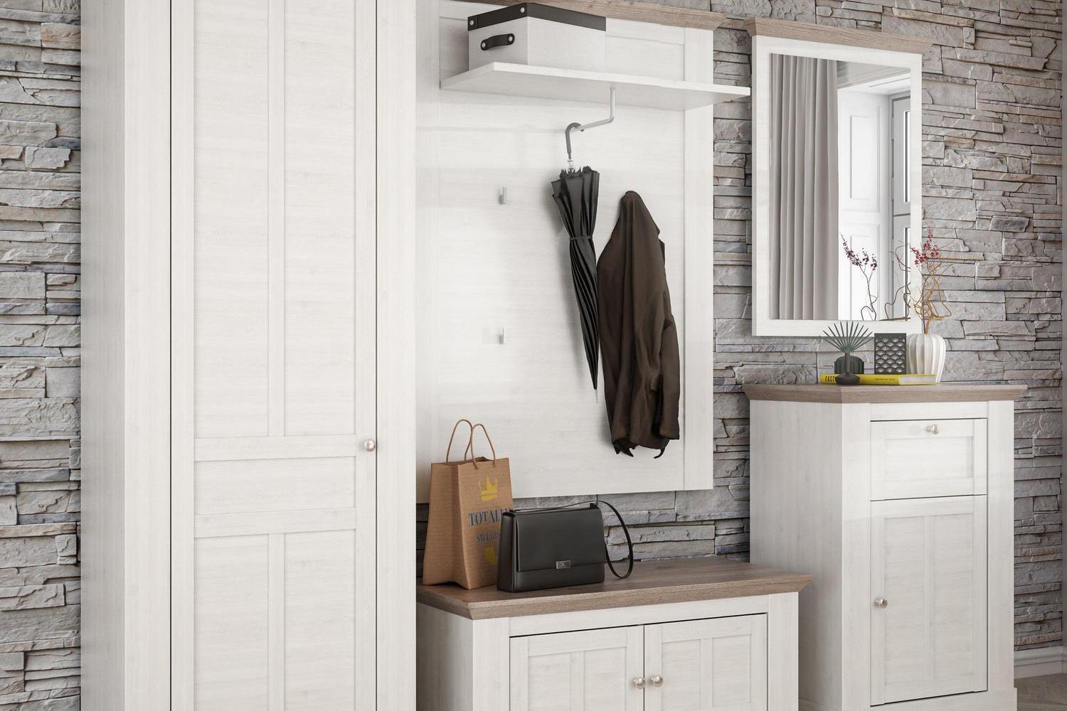 Lopa Wall Panel In Oak Nelson/Snowy Oak
