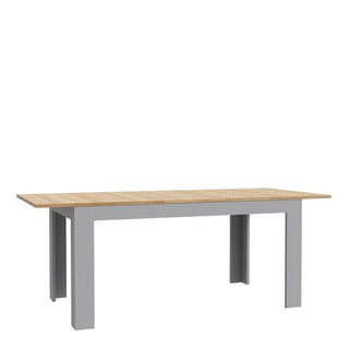 Bohol Extending Dining Table in Grey and Oak 160-207cm
