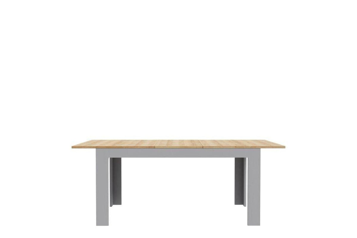 Bohol Extending Dining Table in Grey and Oak 160-207cm