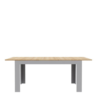 Bohol Extending Dining Table in Grey and Oak 160-207cm