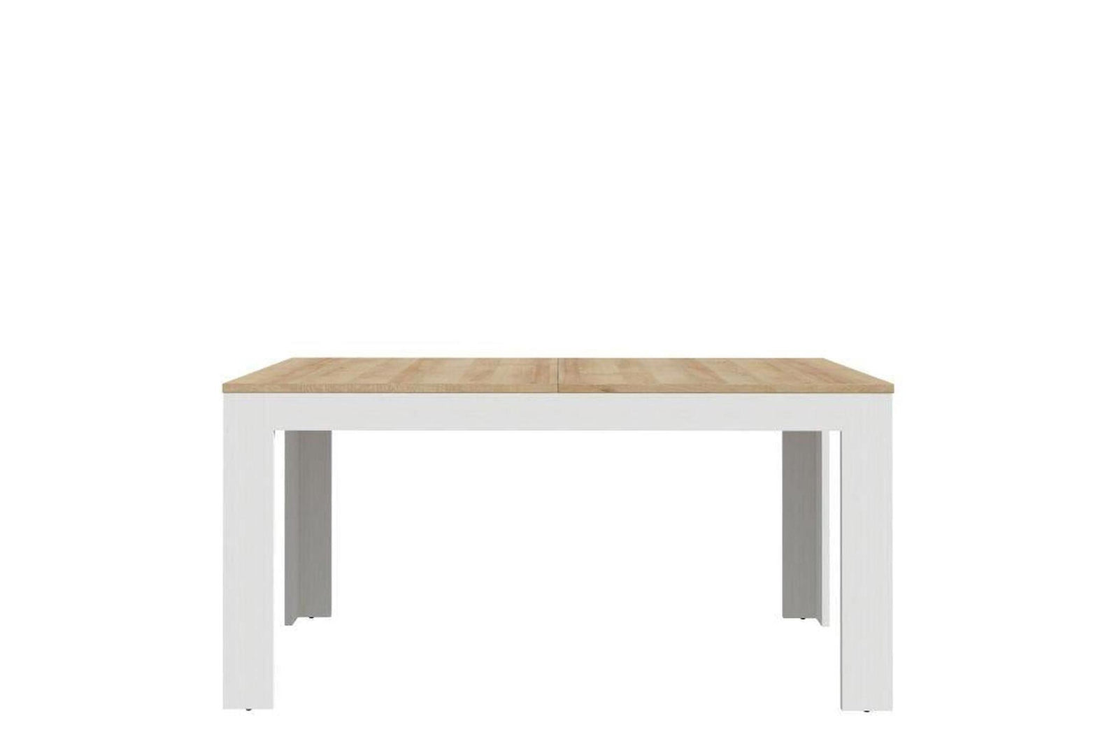 Bohol Extending Dining Table in White and Oak 160-207cm